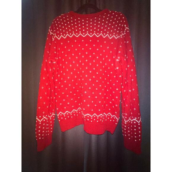 Ugly Christmas Sweater Xmas Size Medium Elf - Picture 2 of 3